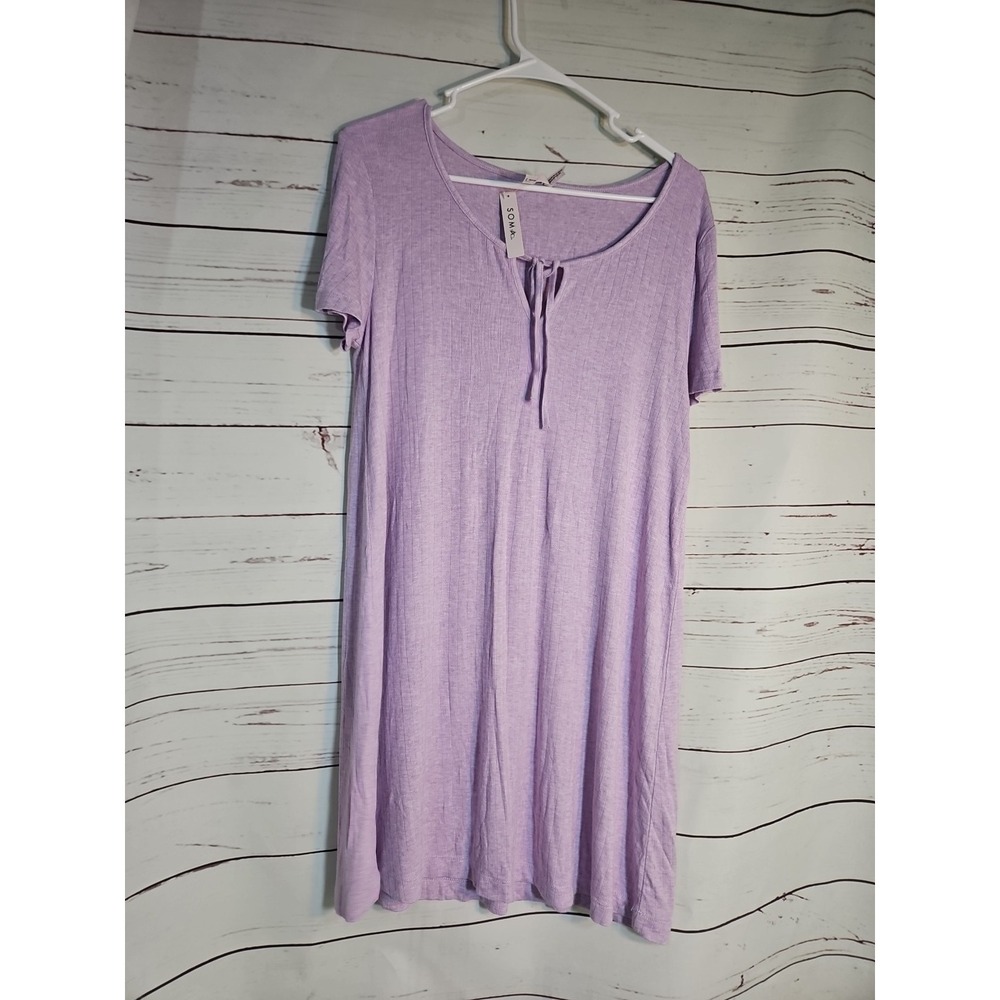 SOMA Cool Night Pointelle Sleepshirt, NWT M